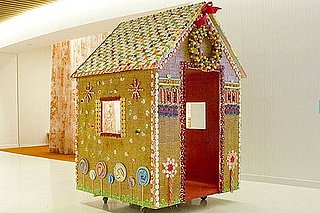AOL's Life-Size Gingerbread House For St. Jude's and Other Home Decor Links