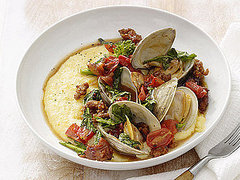 Recipe For Sausage and Clams With Polenta Recipe For Sausage and Clams With Polenta