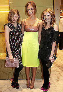 Pictures of Jessica Alba and Emma Roberts at Miu Miu Event in New York