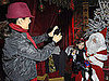 Pictures of Salma Hayek and Valentina Visiting Santa
