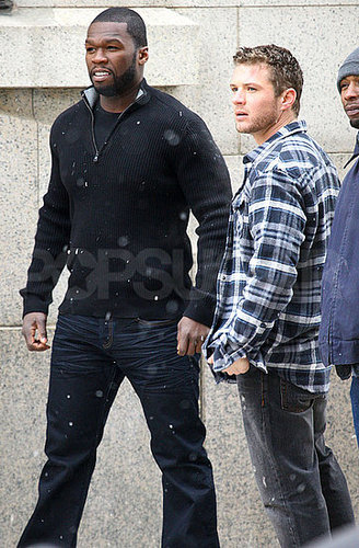 Pictures of Ryan Phillippe and 50 Cent on the Set of Set Up