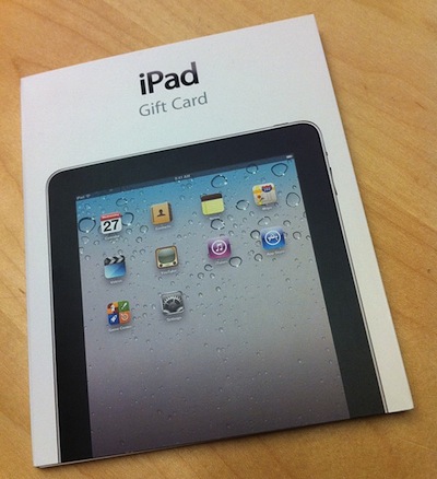 Apple iPad Gift Cards
