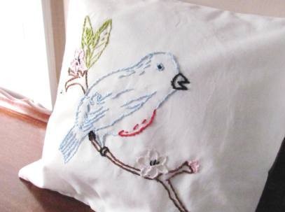 Eastern Bluebird Pillow