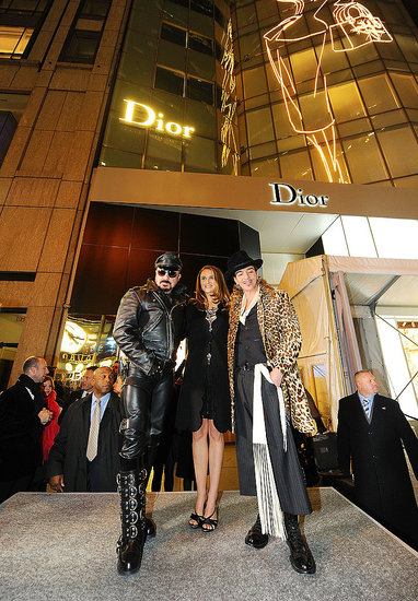 The designer poses in front of his 57th Street Boutique.
The designer poses in front of his 57th Street Boutique.