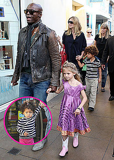 Pictures of Heidi Klum and Seal in LA With Kids Henry, Johan, Lou, and Leni