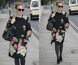 Photos of Kylie Minogue in Floral Coat in London
