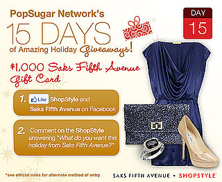 Win $1,000 to Saks Fifth Ave