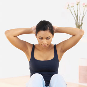 Shaving the Head Tricep Exercise to Tone Arms