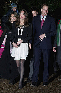 Pictures of Prince William and Kate Middleton at Christmas Celebration 2010-12-19 08:32:50