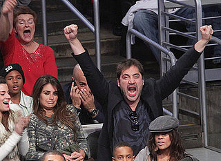 Pictures of Penelope Cruz, Javier Bardem, Cameron Diaz, Kanye West and More at Lakers Game on Christmas