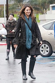 Pictures of Mila Kunis Having Lunch With a Friend in LA