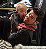 Pictures of Robin Thicke and Paula Patton Shopping With Their Son