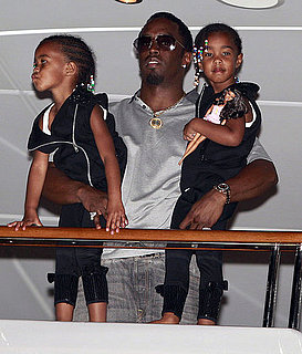 Pictures of Kim Porter in a Bikini in St Barts With Diddy and Their Twins