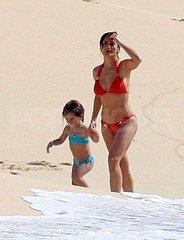 Pictures of Salma Hayek and Valentina Wearing Bikinis Pictures of Salma Hayek and Valentina Wearing Bikinis