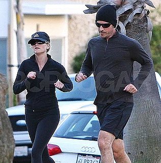 Pictures of Reese Witherspoon Running With Fiance Jim Toth