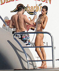 Pictures of Alessandra Ambrossio in a Bikini on the Beach in St. Barts