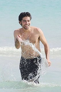 Pictures of Shirtless Adrian Grenier on the Beach in Miami