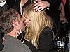 Pictures of Jessica Simpson and Eric Johnson Kissing on New Year's