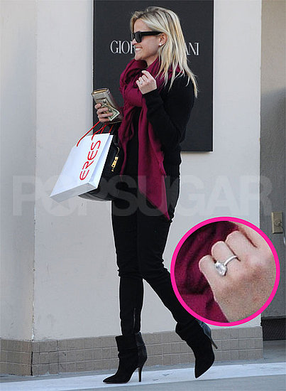 Reese Witherspoon Flashes Her Engagement Ring — See Her Beautiful Diamond! Reese Witherspoon Flashes Her Engagement Ring — See Her Beautiful Diamond!