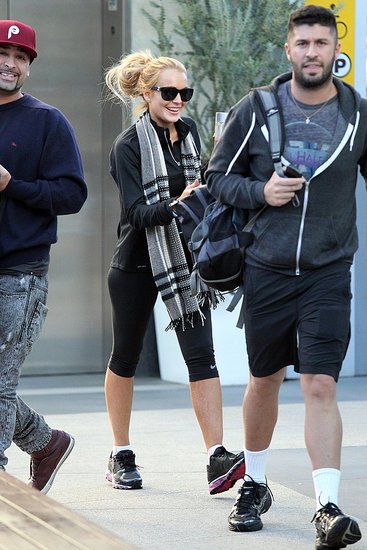 Pictures of Lindsay Lohan Exercising After Rehab Pictures of Lindsay Lohan Exercising After Rehab