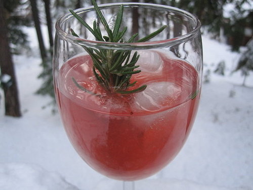 Rosemary Cranberry Martini Recipe
