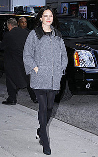 Pictures of Jennifer Connelly Pregnant at The Late Show 2011-01-06 12:22:00