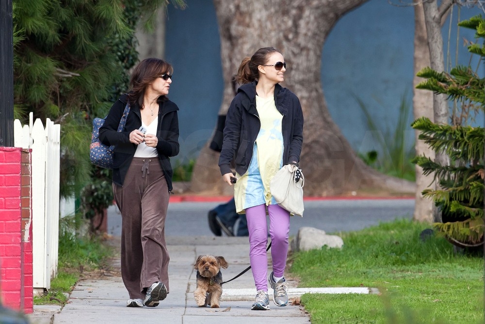 Natalie Portman Shows Her Growing Bump in a Simple Tee While on a Post-PCA Walk With Her Mom Natalie Portman Shows Her Growing Bump in a Simple Tee While on a Post-PCA Walk With Her Mom