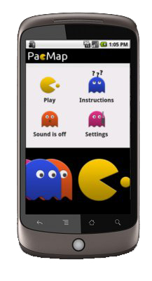 PacMap Pac-Man Android App