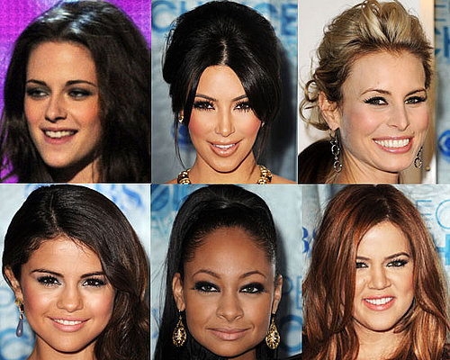 Kristen Stewart, Kim Kardashian Makeup