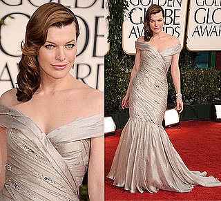 Milla Jovovich at 2011 Golden Globe Awards