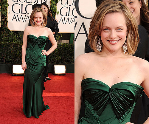Elisabeth Moss at 2011 Golden Globe Awards