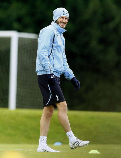David Beckham Kicks the Ball Around and Hopes to See On-Field Action David Beckham Kicks the Ball Around and Hopes to See On-Field Action
