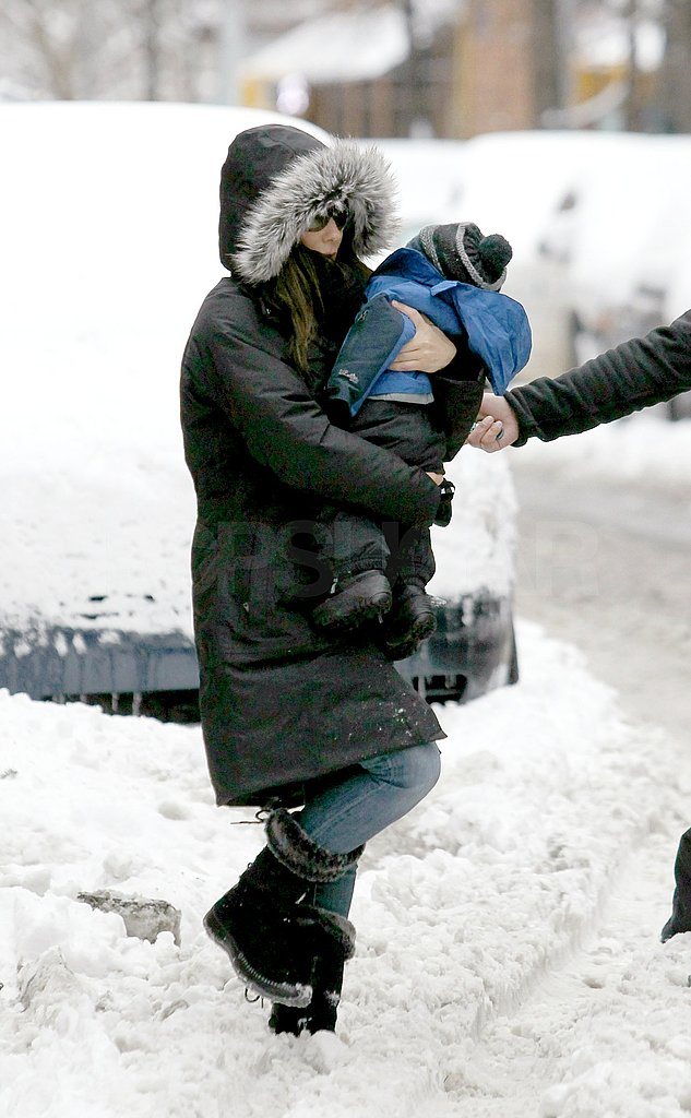 Pictures of Sandra Bullock in NYC With Her Son Louis Pictures of Sandra Bullock in NYC With Her Son Louis