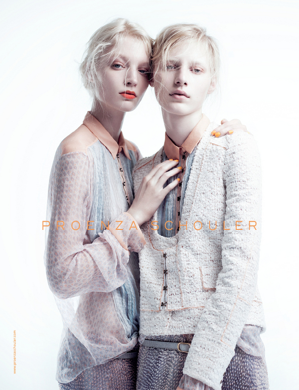 Melissa Tammerijn, Julia Nobis for Proenza Schouler, by Willy Vanderperre Melissa Tammerijn, Julia Nobis for Proenza Schouler, by Willy Vanderperre