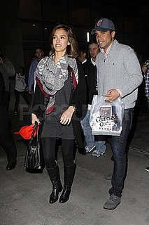 Pictures of Jessica Alba and Cash Warren at a Clippers Game in LA