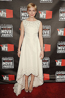 Michelle Williams Wears White For Critics Choice Awards