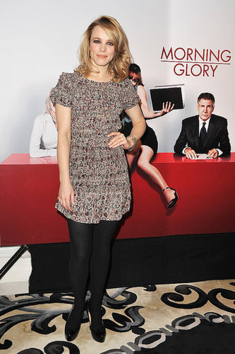 Pictures of Rachel McAdams and Harrison Ford at the French Photo Call For Morning Glory