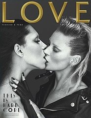 LOVE's Upcoming Spring 2011 Androgyny Issue Features Kate Moss and Transgender Model Lea T., Lips Locked (UPDATED)