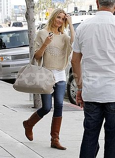 Pictures of Cameron Diaz Having Lunch With Alex Rodriguez