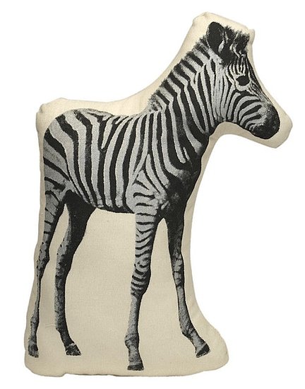 Zebra rugs may have saturated our homes' floors, but how about adding an adorable Zebra Pillow ($28) to your home instead?
Zebra rugs may have saturated our homes' floors, but how about adding an adorable Zebra Pillow ($28) to your home instead?