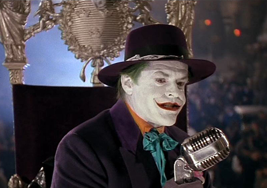 Jack Nicholson as The Joker Jack Nicholson as The Joker