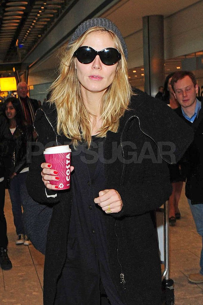 Pictures of Heidi Klum Touching Down at Heathrow Pictures of Heidi Klum Touching Down at Heathrow
