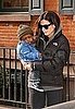 Pictures of Sandra Bullock Carrying Louis Bardo in NYC
