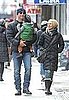 Pictures of Naomi Watts, Liev Schreiber, Samuel Schreiber, and Sasha Schreiber Visiting the Children's Museum of the Arts in NYC