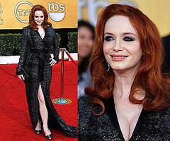 Christina Hendricks in L'Wren Scott at 2011 SAG Awards 2011-01-30 17:53:44