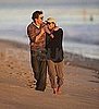 Pictures of Halle Berry and Olivier Martinez on a Walk on the Beach in Malibu