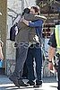 Pictures of Matt Damon Hugging Thomas Haden Church on Set