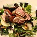Pear, Duck, and Mixed Greens