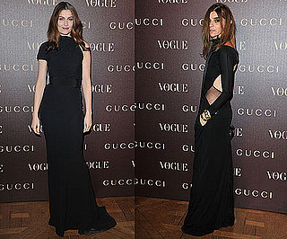 Laetitia Casta and Carine Roitfeld at Gucci Dinner in Paris