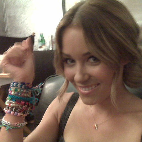 Lauren Conrad showed off her wrist full of bracelets.
Source: Twitter user laurenconrad
Lauren Conrad showed off her wrist full of bracelets.
Source: Twitter user laurenconrad